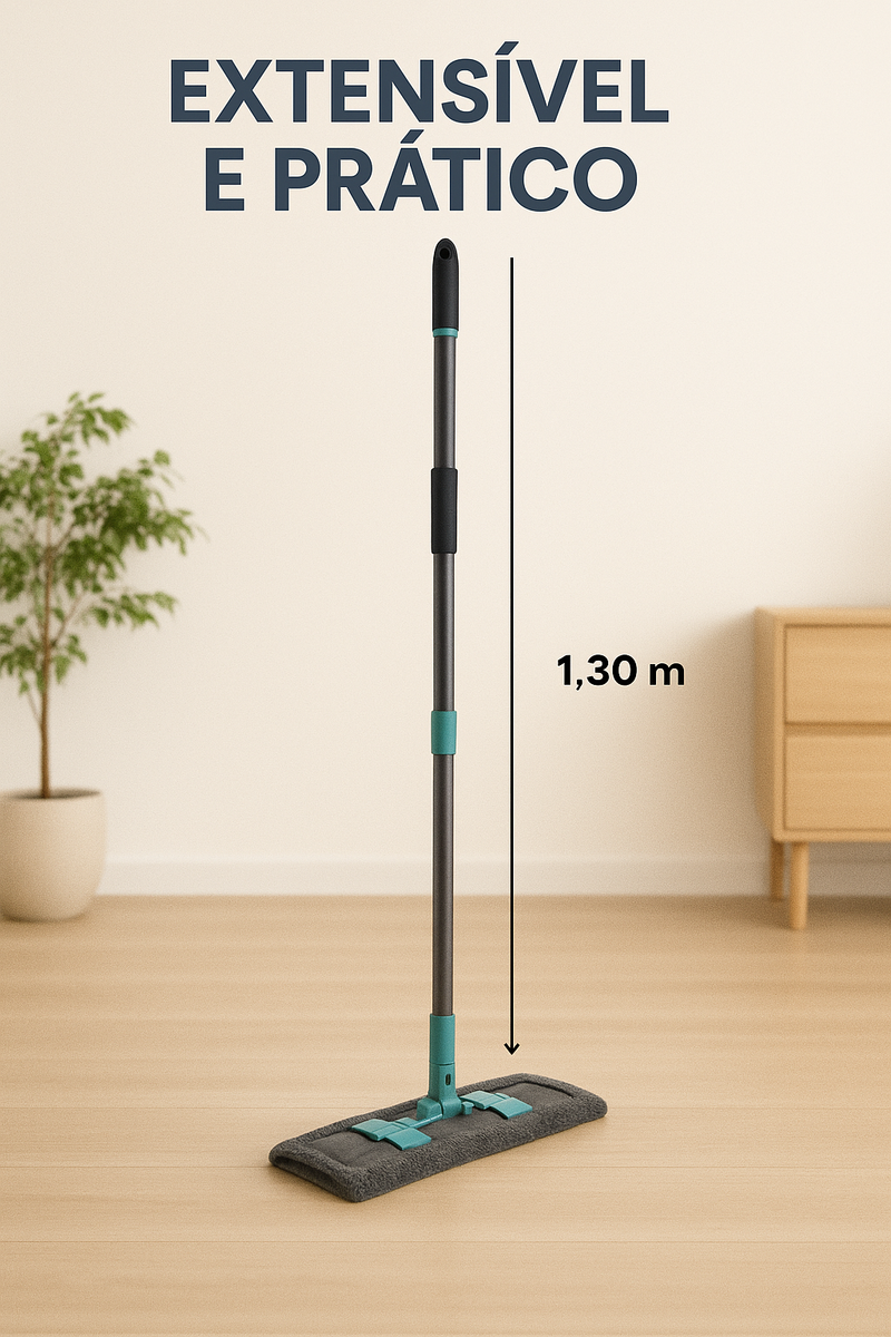 Rodo Mop com Cabo Extensível - Praticidade na sua limpeza