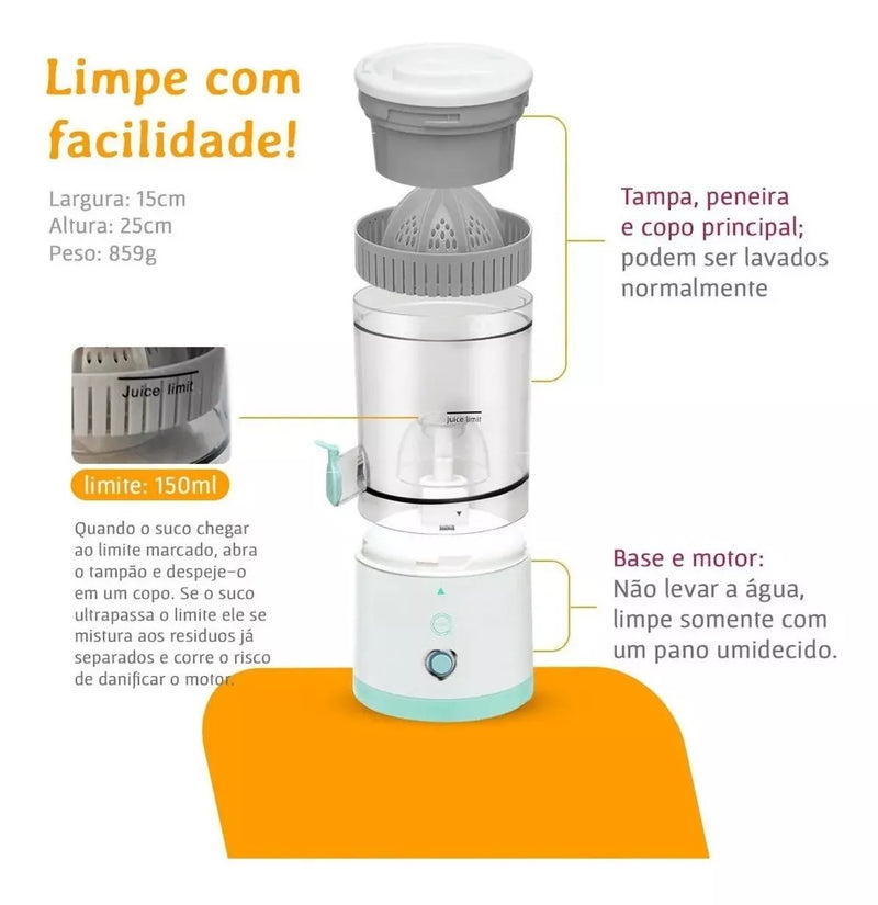 Juicer Mix Extrator de suco + Presente