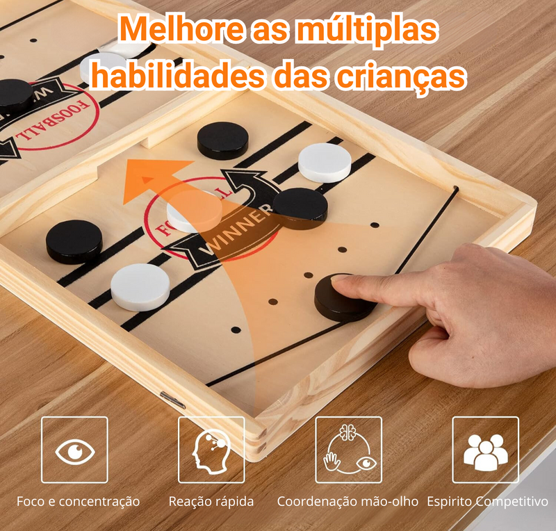 Game Foosball - O Jogo Mais Divertido de todos os tempos - Presente para família, amigos e crianças