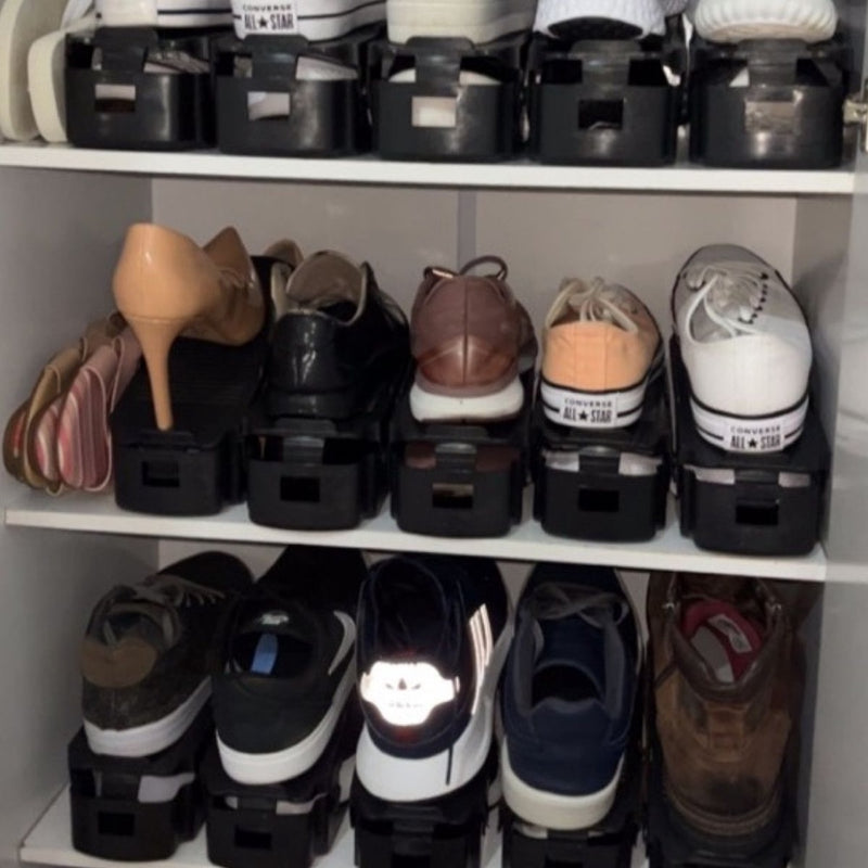 ShoeFlex® - Kit Organizador De Sapatos, Saltos e Tênis