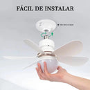 Ventylux - Ventilador de Teto Turbo Ultra Silencioso com LED Inteligente, Alta Economia + Controle Remoto