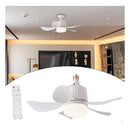 Ventylux - Ventilador de Teto Turbo Ultra Silencioso com LED Inteligente, Alta Economia + Controle Remoto