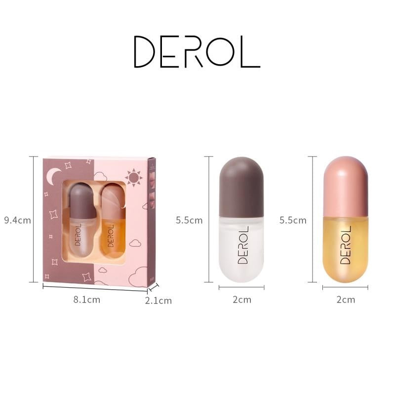 Deroluxury - Kit de Beleza Labial Sensual - Dia & Noite